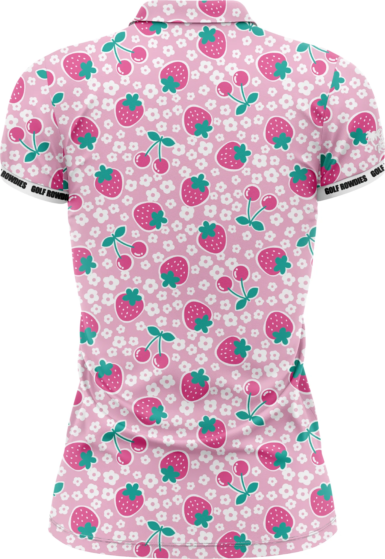 Golf Rowdies Strawberry Polo, rosa/mehrfarbig | 647151M