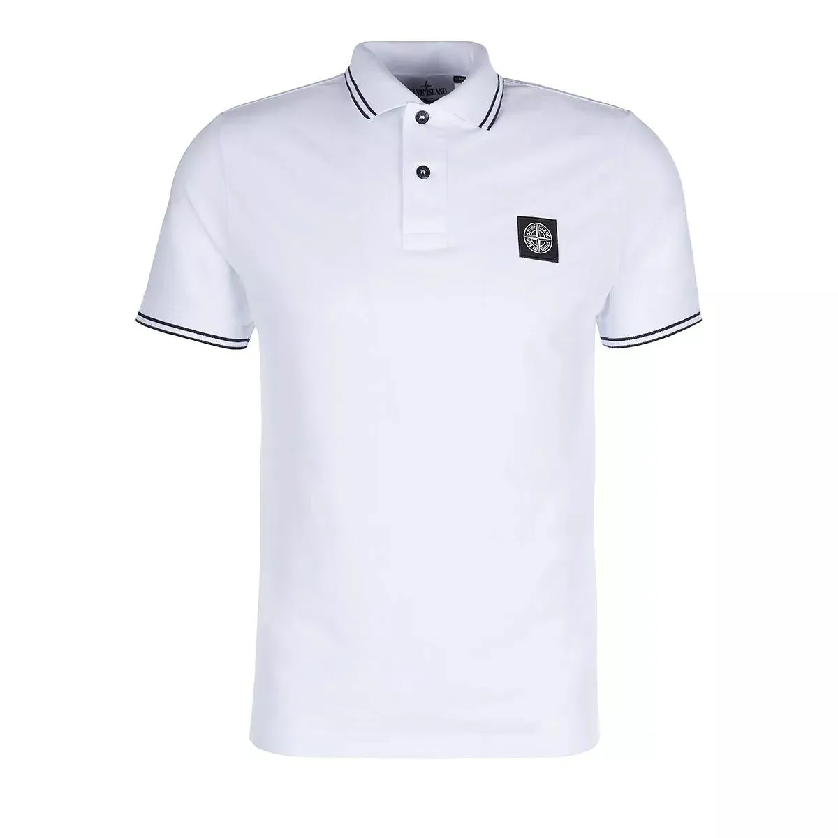  Stone Island  Polo M Corta Slim Fit white  Polohemd 